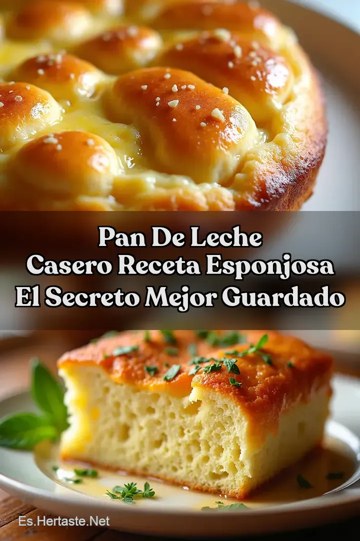 Pan de Leche Casero Receta Esponjosa El Secreto Mejor Guardado