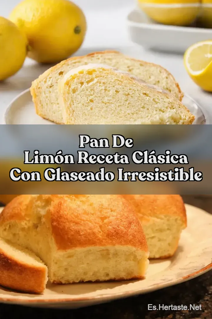 Pan de Lim&oacute;n Receta Cl&aacute;sica Con Glaseado Irresistible