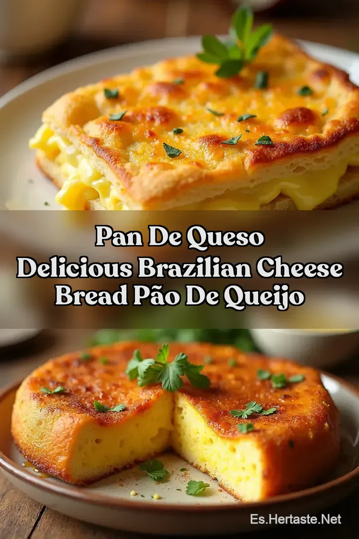 PAN DE QUESO Delicious Brazilian Cheese Bread P&atilde;o de Queijo
