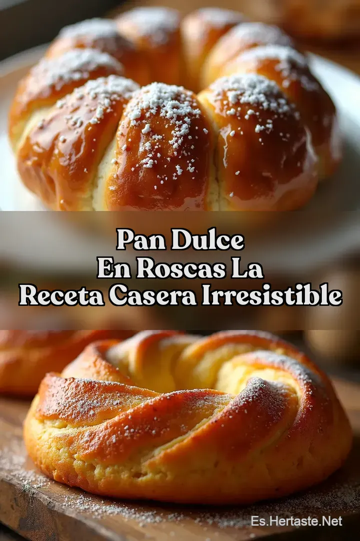 PAN DULCE EN ROSCAS La Receta Casera Irresistible
