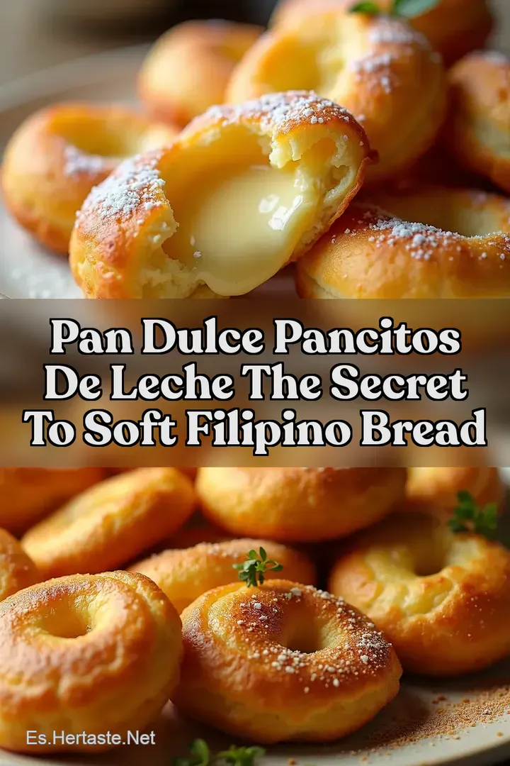 Pan Dulce PANCITOS DE LECHE The Secret to Soft Filipino Bread