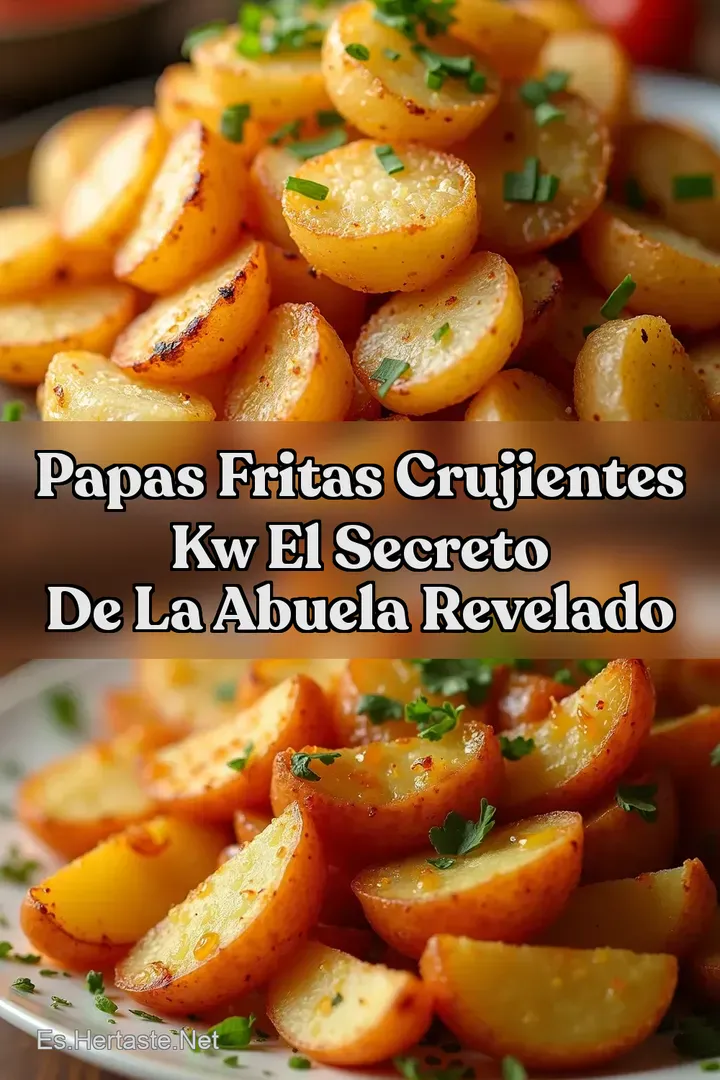 Papas Fritas Crujientes kw El Secreto De La Abuela Revelado