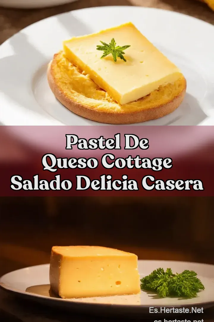 Pastel de Queso Cottage Salado Delicia Casera