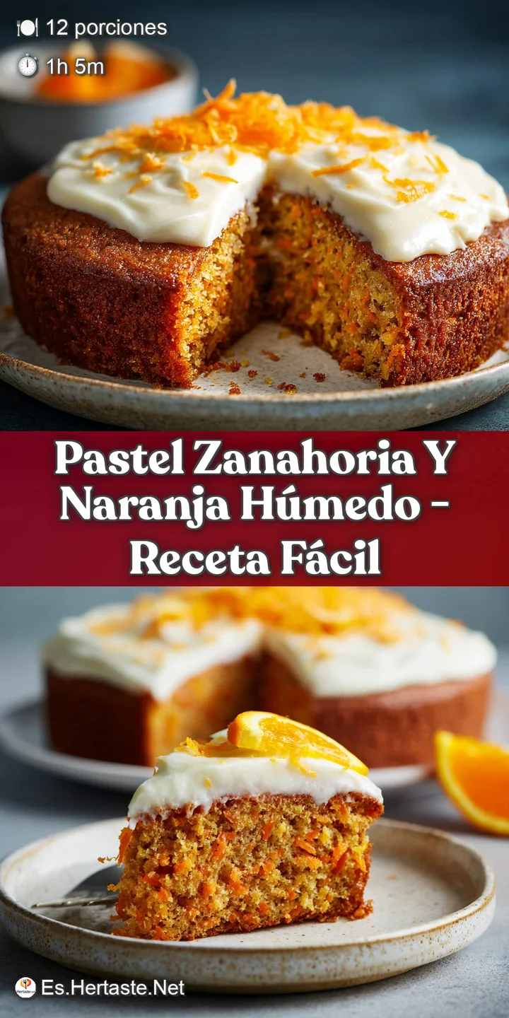 Close-up of the soft crumb of a carrot and orange cake, hints of zest and warm spices, ready to eat.