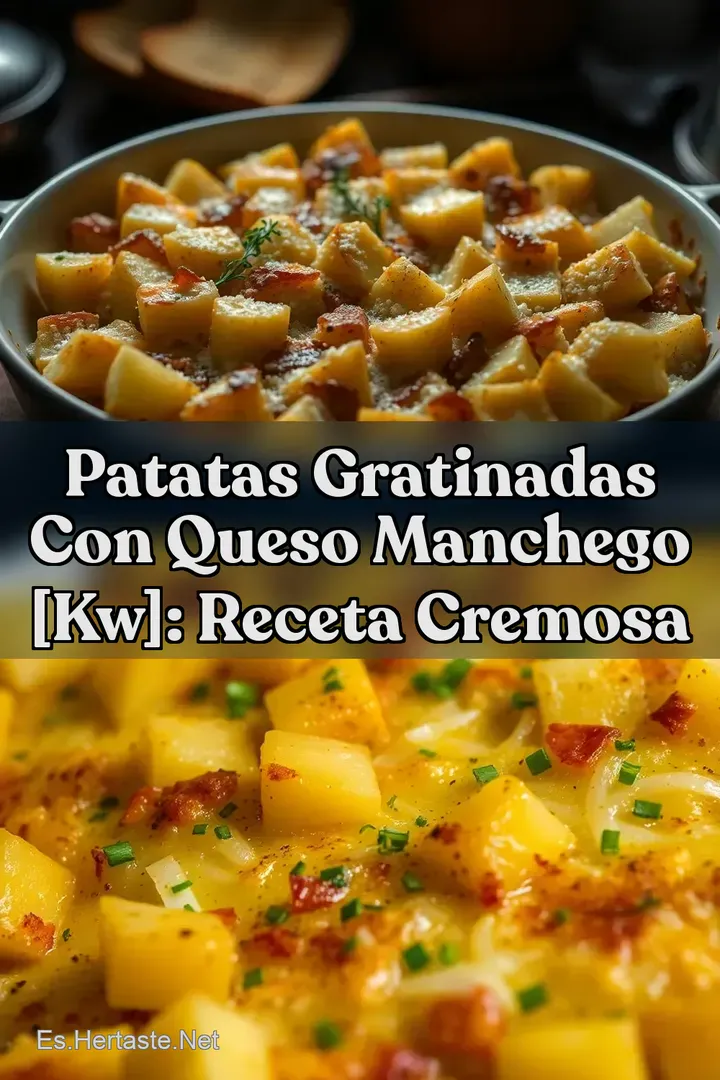 Patatas Gratinadas con Queso Manchego [kw]: Receta Cremosa