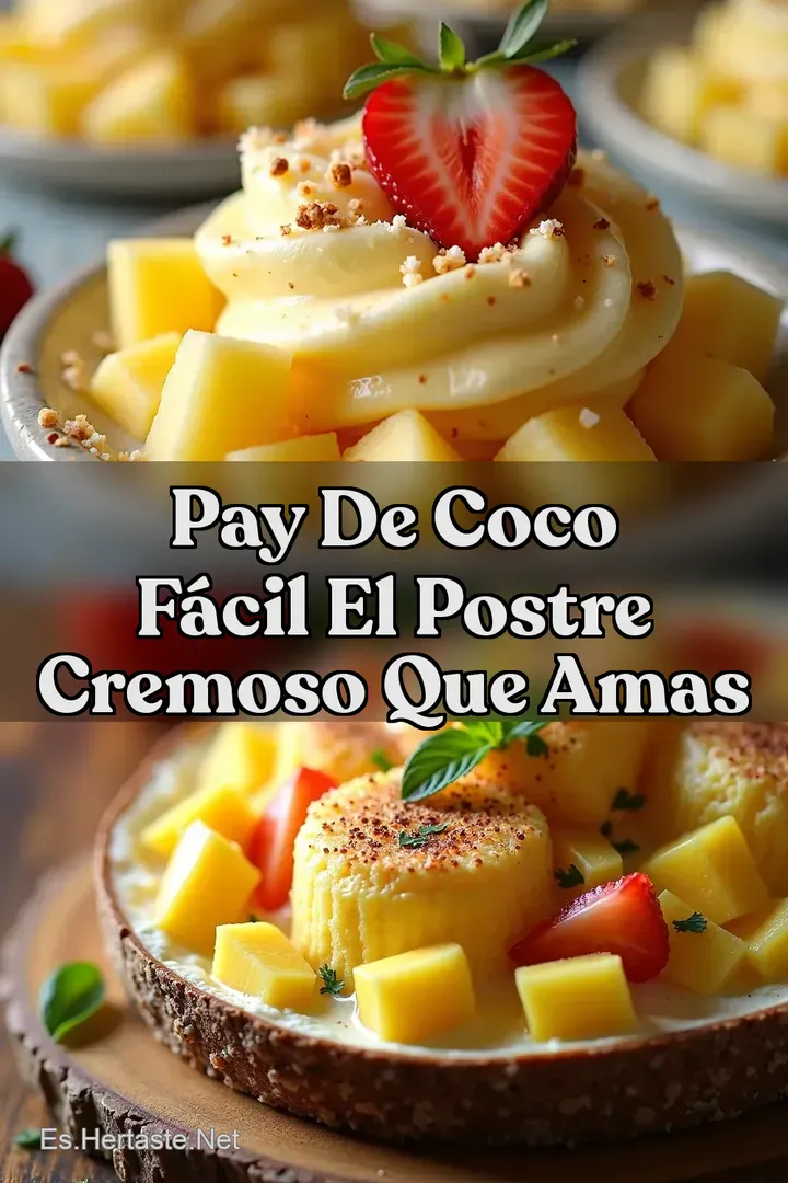 Pay de Coco F&aacute;cil El Postre Cremoso que Amas