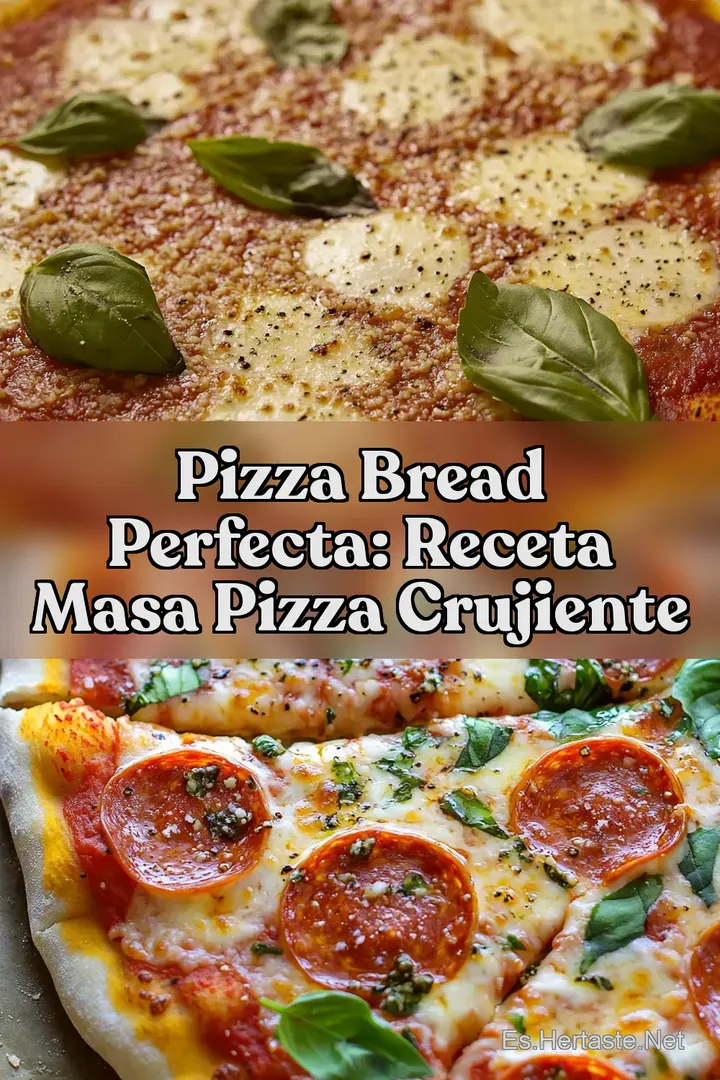 Pizza Bread Perfecta: Receta Masa Pizza Crujiente