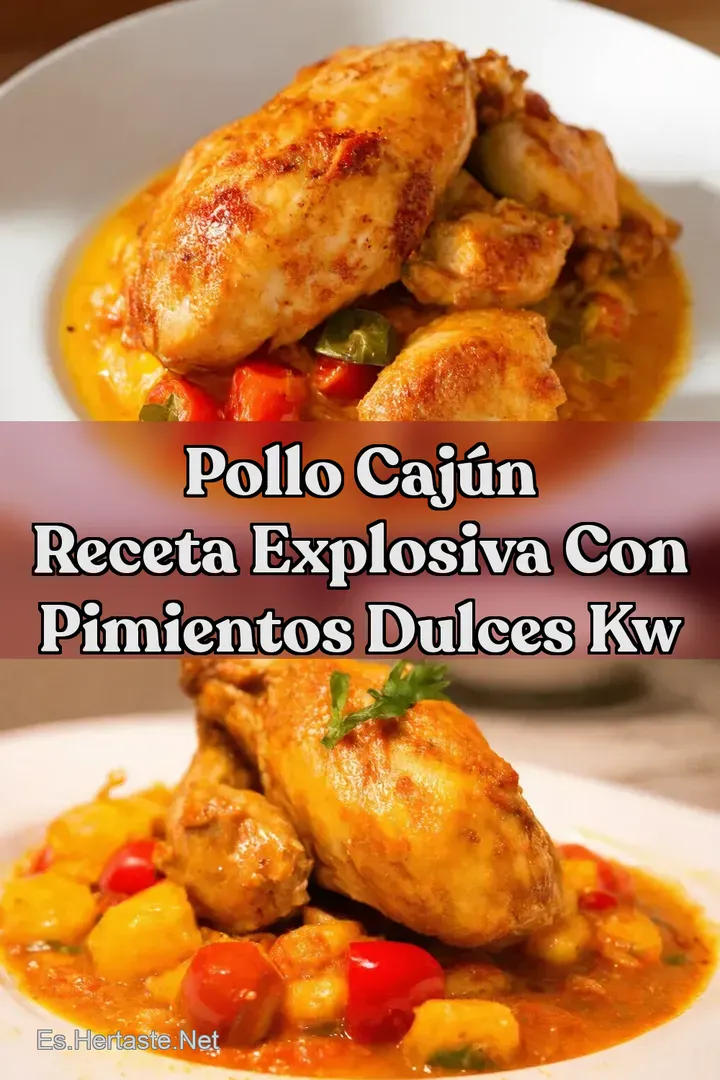 Pollo Caj&uacute;n Receta Explosiva con Pimientos Dulces kw