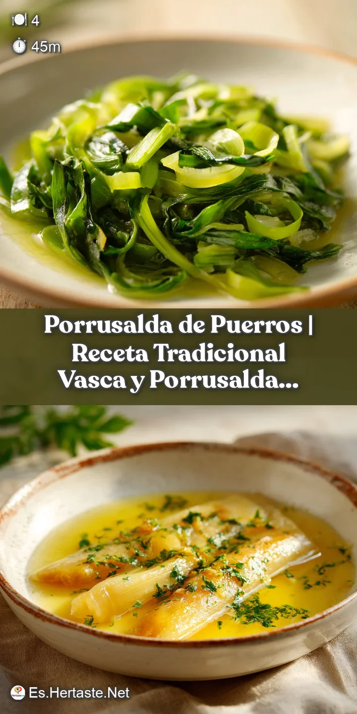 Close-up of tender leek slices and soft potatoes in a rich, velvety broth, showing texture.