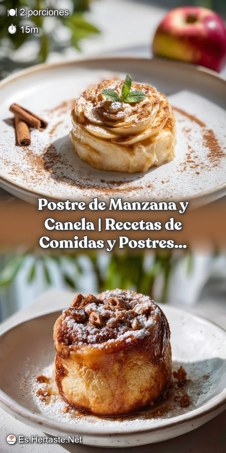 Close-up of fork-tender baked apple chunks glistening with sweet syrup and a sprinkle of cinnamon.