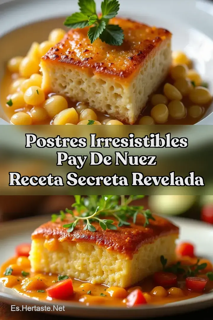 Postres Irresistibles PAY DE NUEZ Receta Secreta Revelada