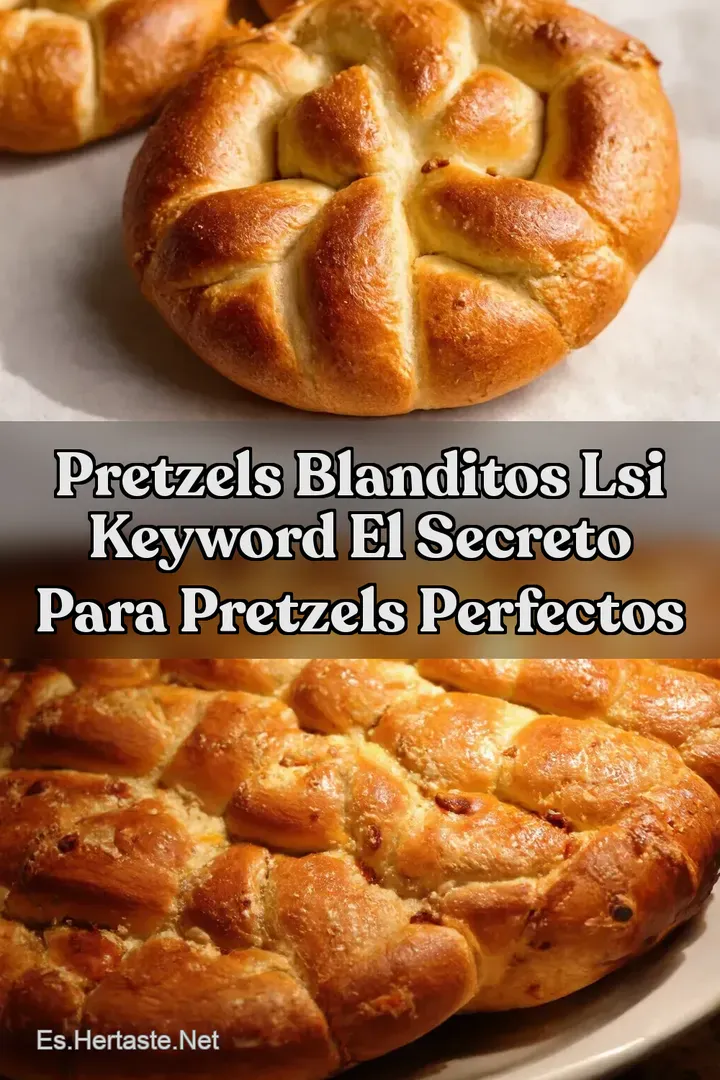 Pretzels Blanditos LSI keyword El Secreto Para Pretzels Perfectos
