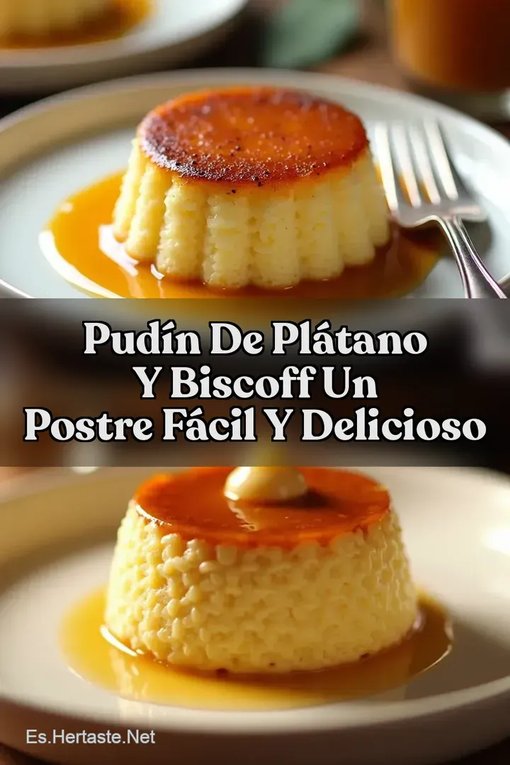 Pud&iacute;n de Pl&aacute;tano y Biscoff Un Postre F&Aacute;CIL y Delicioso