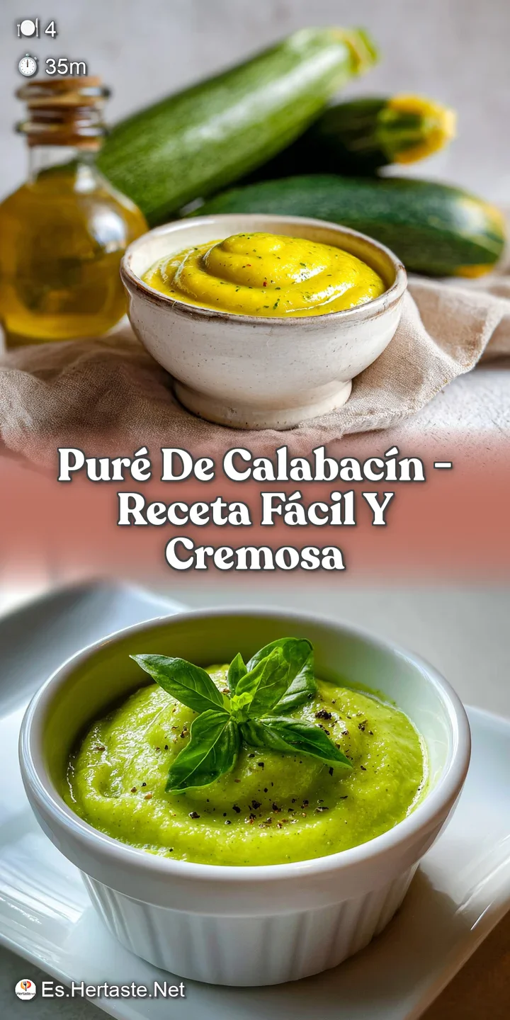 Close-up view of bright green zucchini pur&eacute;e, highlighting its velvety smooth texture and inviting sheen; looks fresh and ...