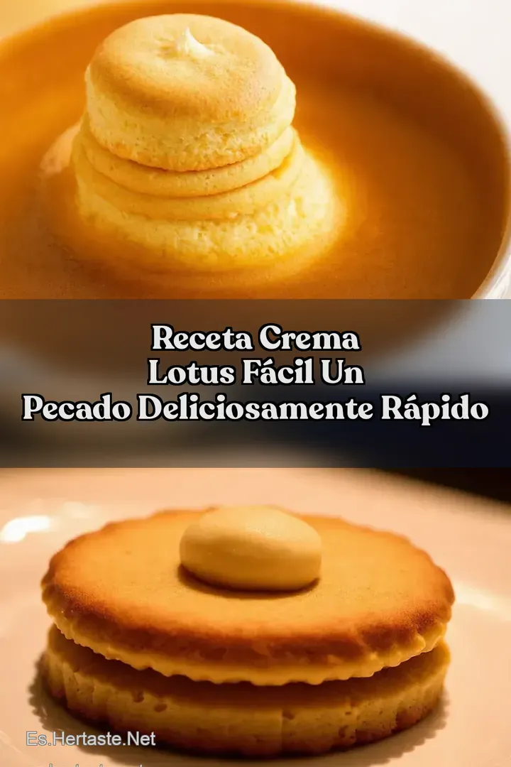 Receta Crema Lotus F&aacute;cil Un Pecado Deliciosamente R&aacute;pido