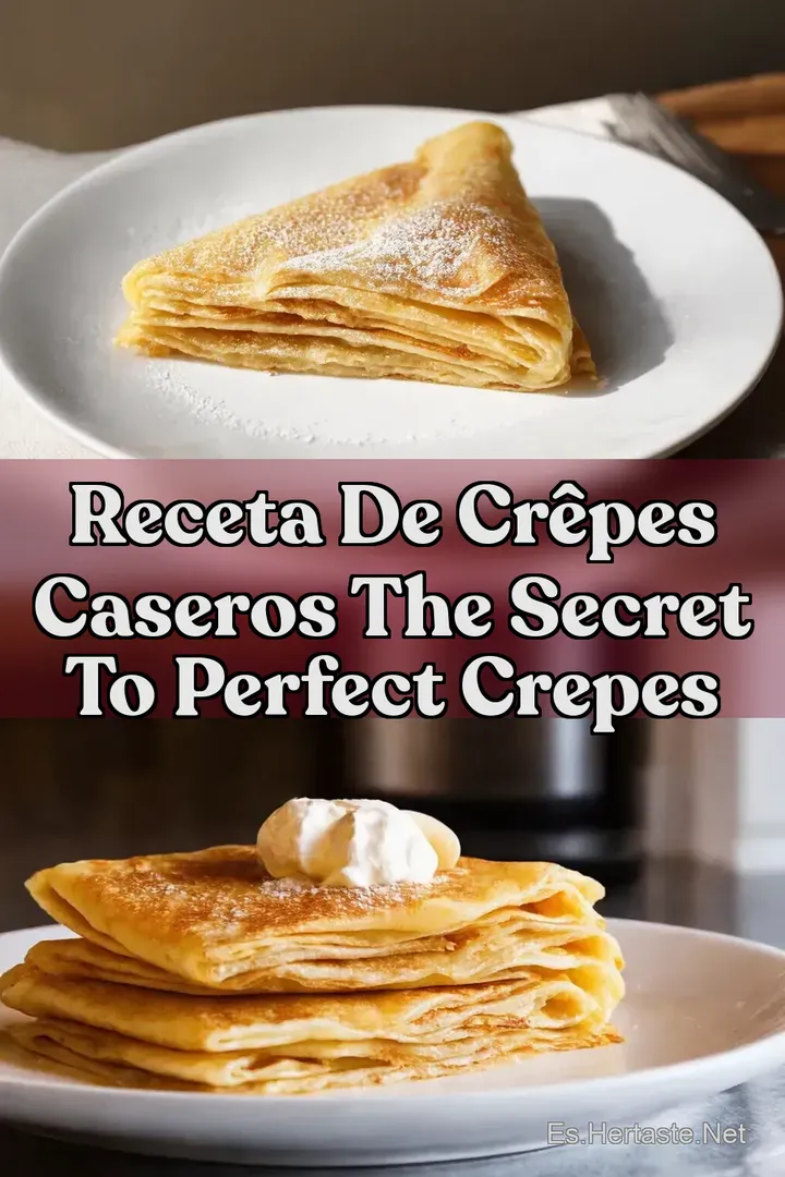Receta de Cr&ecirc;pes Caseros The Secret to Perfect Crepes