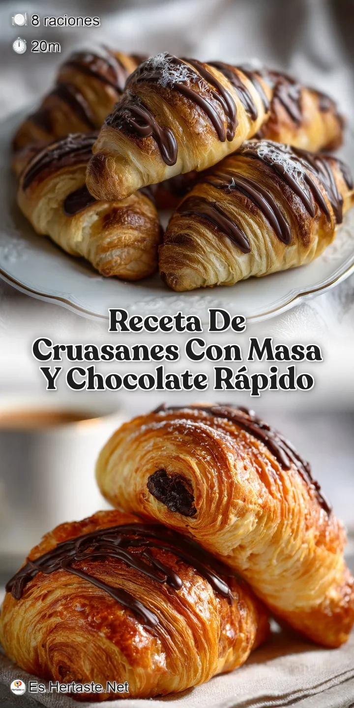 Close-up of a croissant with a rich, golden crust, layers peeling away to reveal the soft, airy interior. Irresistibly but...