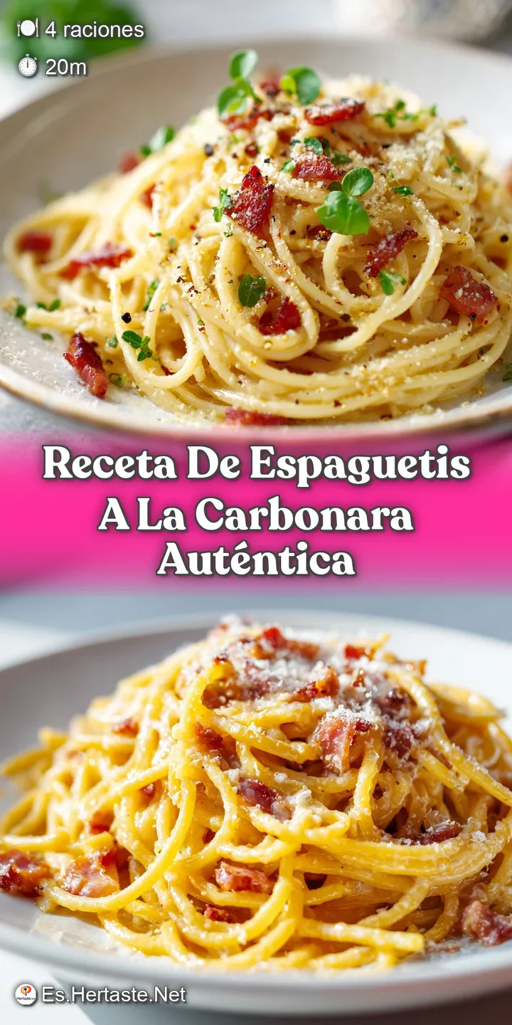 Close-up: creamy carbonara strands coated in sauce, dotted with crispy pancetta. A tempting peek at perfectly cooked pasta.