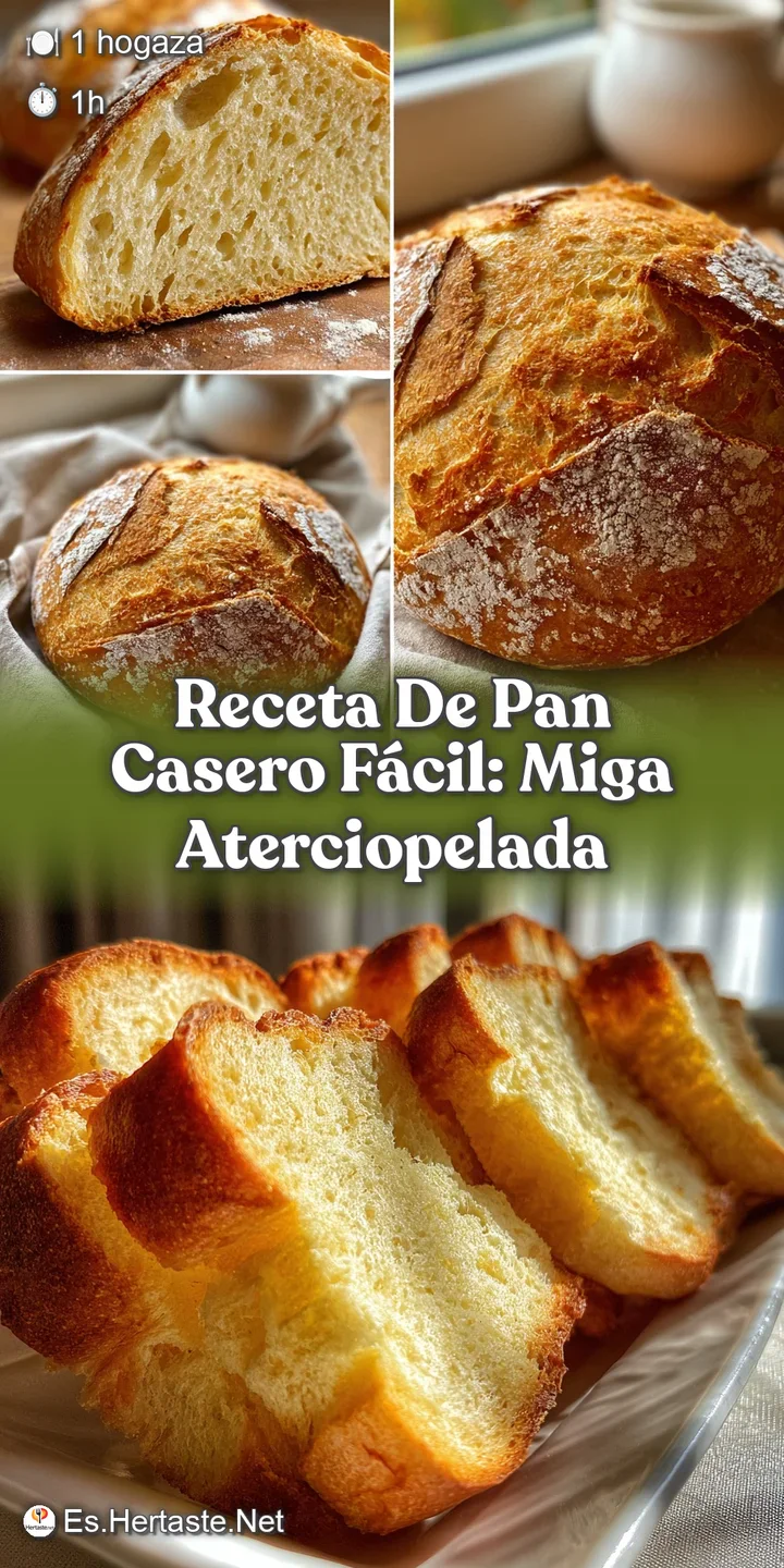 Close-up on a golden loaf of homemade bread, highlighting its blistered, rustic crust and the soft, inviting texture of th...