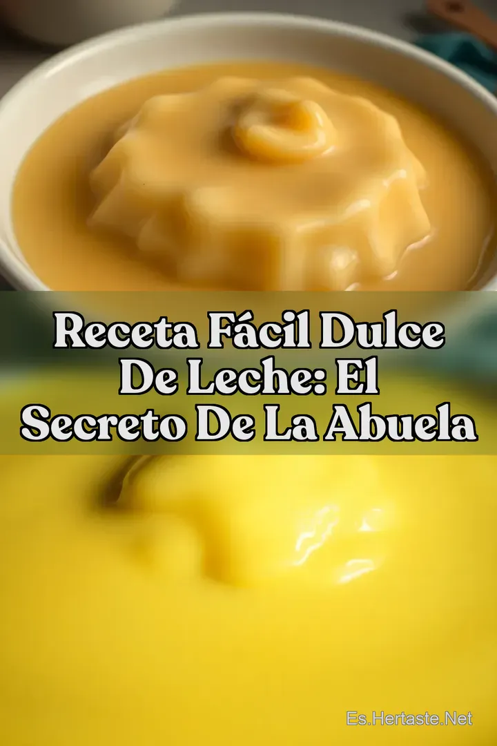 Receta F&aacute;cil Dulce de Leche: El Secreto de la Abuela