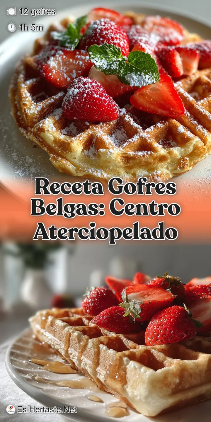 Up-close, the deep pockets of a Belgian waffle cradle melted butter, hinting at a warm, airy, and irresistibly crispy text...