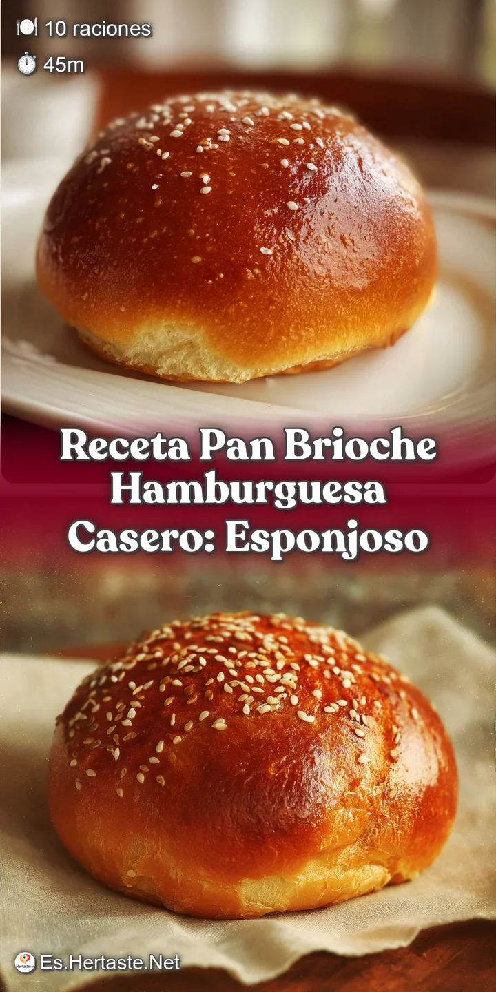 Close-up captures a perfect brioche bun with even browning. Its pillowy surface looks irresistibly soft and freshly baked.