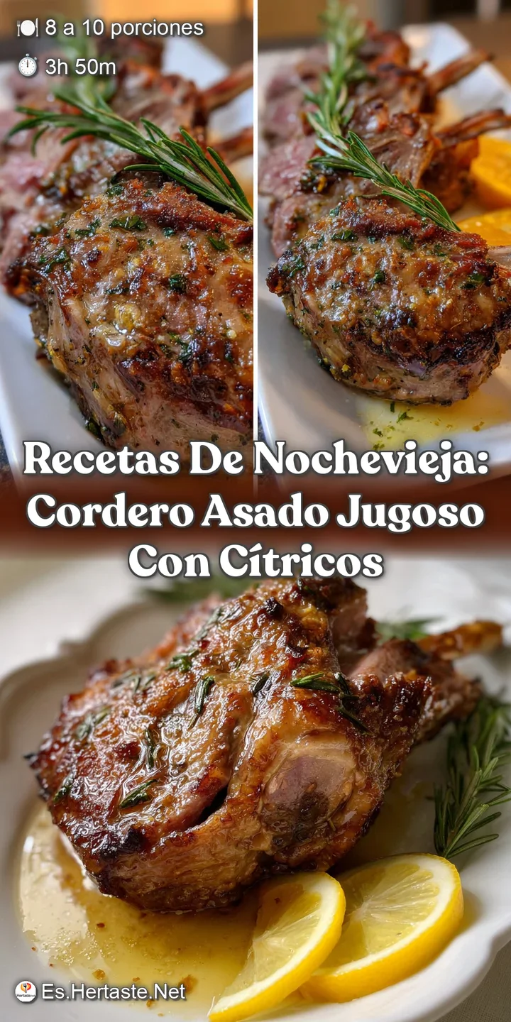 Recetas de Nochevieja: Cordero Asado Jugoso con C&iacute;tricos