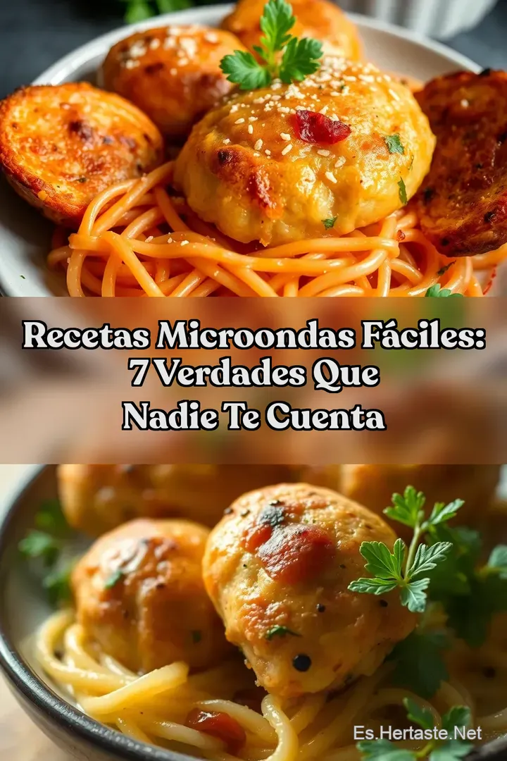 Recetas Microondas F&aacute;ciles: 7 Verdades Que Nadie Te Cuenta