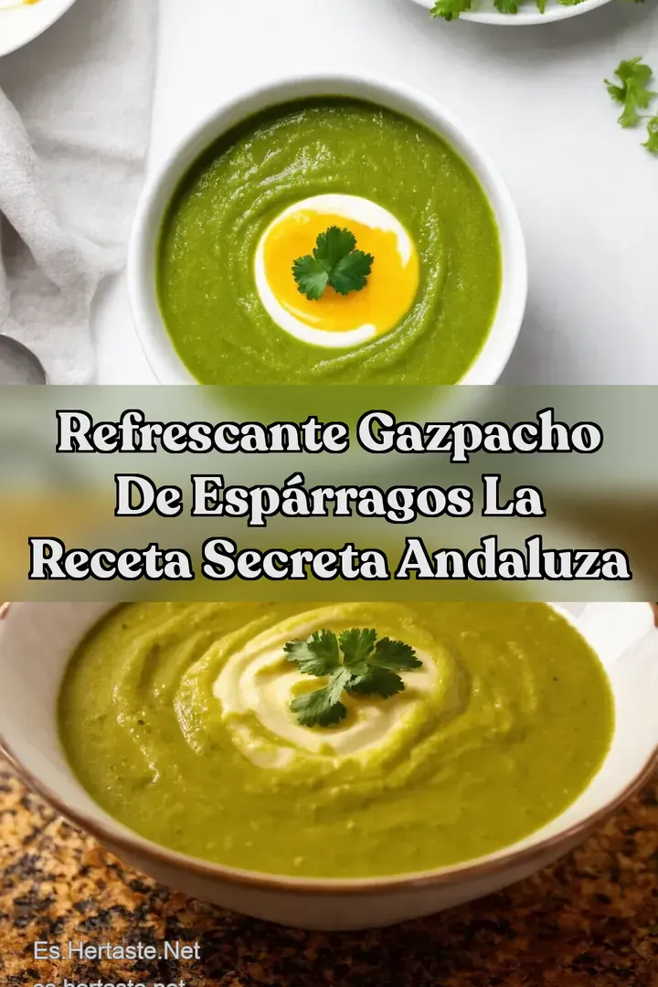 Refrescante Gazpacho de Esp&aacute;rragos La Receta Secreta Andaluza