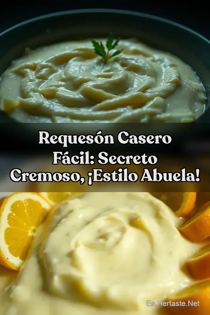 Reques&oacute;n casero f&aacute;cil: Secreto cremoso &iexcl;estilo abuela!