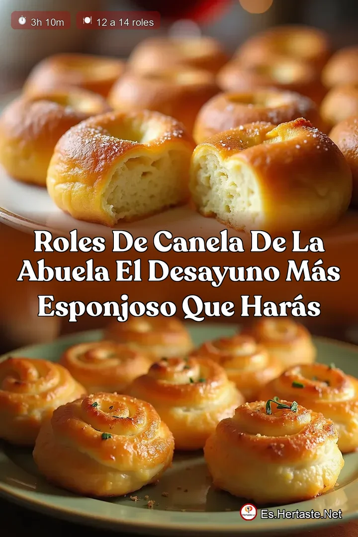 Roles de Canela de la Abuela El Desayuno M&aacute;s Esponjoso que Har&aacute;s