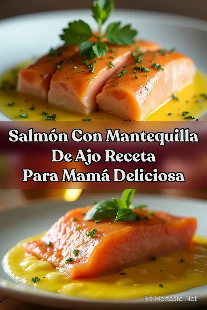 Salm&oacute;n con Mantequilla De Ajo Receta Para Mam&aacute; Deliciosa