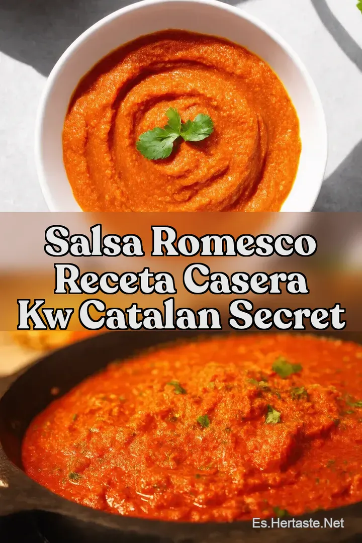 Salsa Romesco Receta Casera kw Catalan Secret