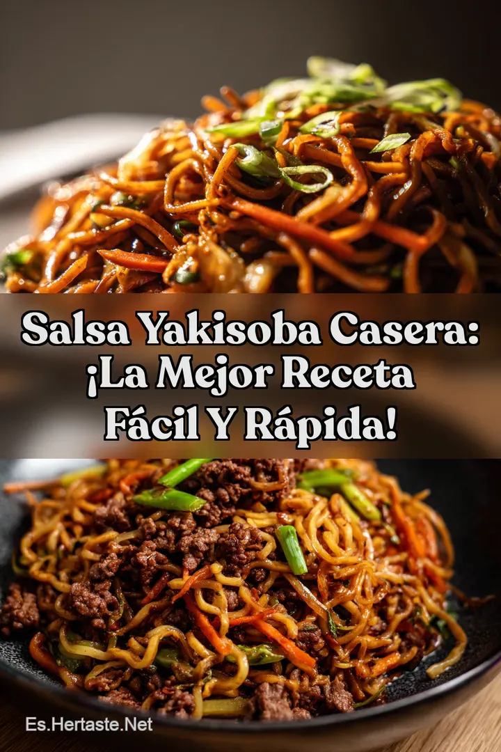 Salsa Yakisoba Casera: &iexcl;La Mejor Receta F&aacute;cil y R&aacute;pida!