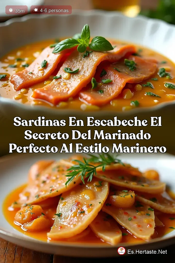 Sardinas en Escabeche El Secreto del Marinado Perfecto al Estilo Marinero