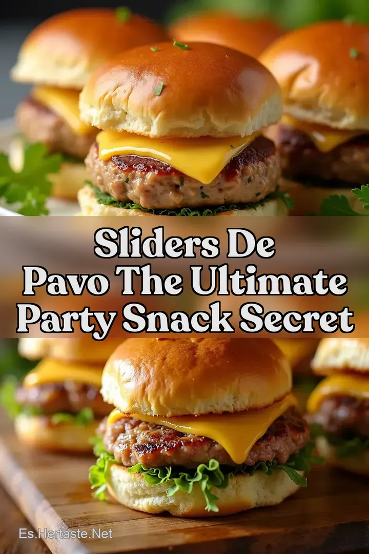 Sliders de Pavo The Ultimate Party Snack Secret