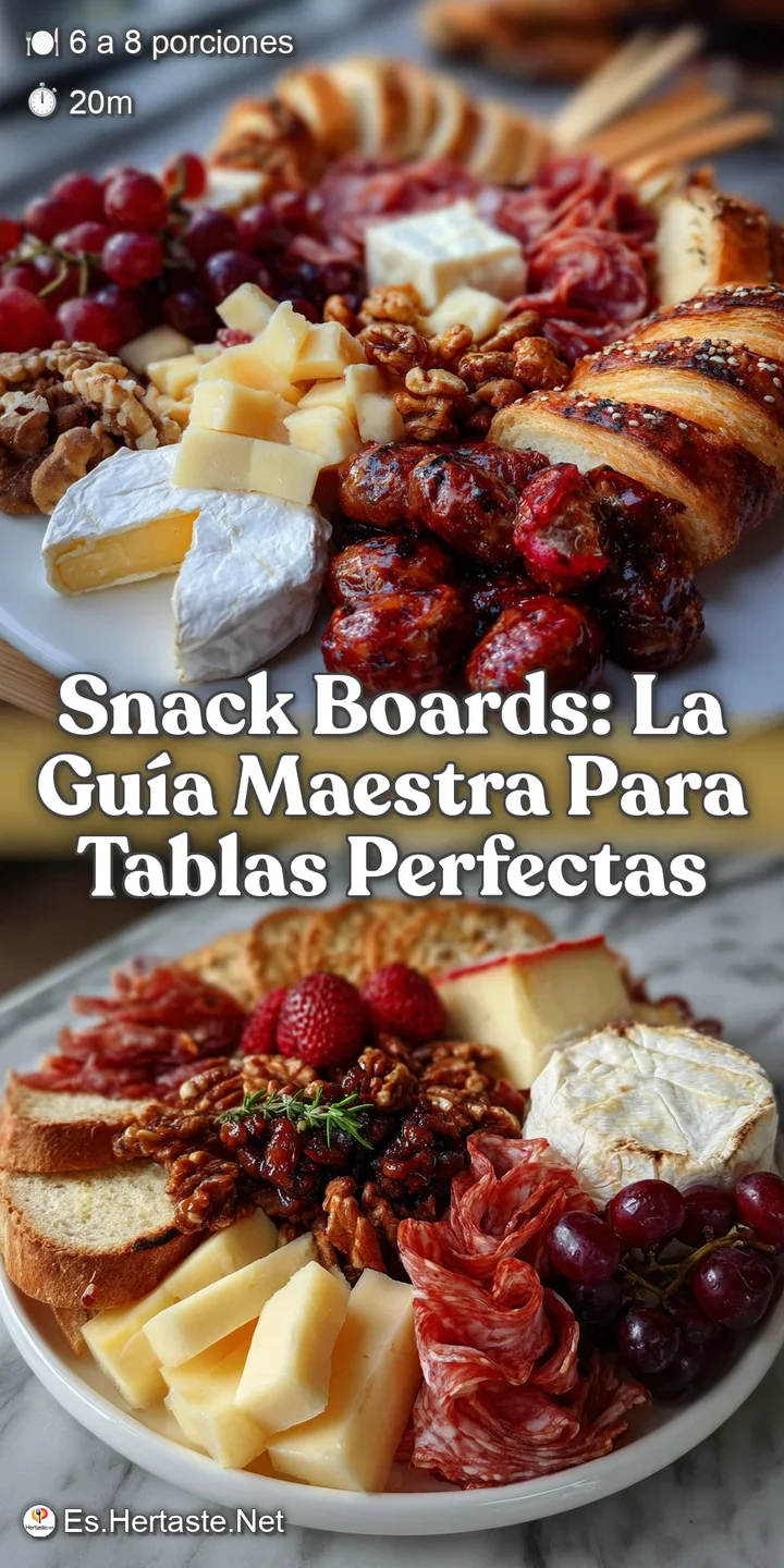 Snack Boards: La Gu&iacute;a Maestra para Tablas Perfectas