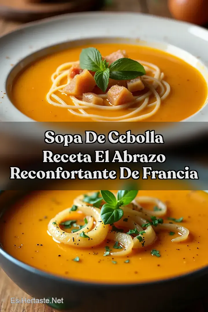 Sopa de Cebolla Receta El Abrazo Reconfortante de Francia