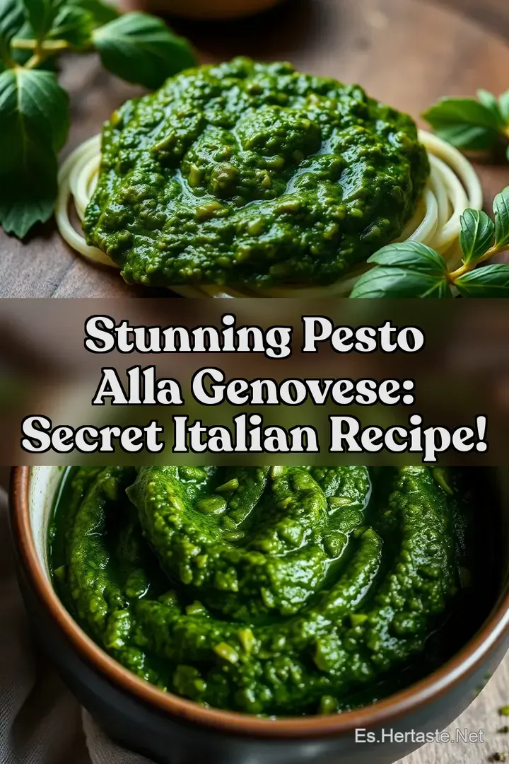Stunning Pesto alla Genovese: Secret Italian Recipe!