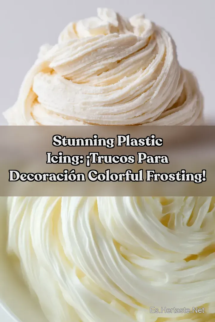 Stunning Plastic Icing: &iexcl;Trucos para Decoraci&oacute;n Colorful Frosting!