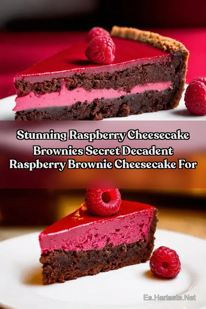 Stunning Raspberry Cheesecake Brownies Secret Decadent Raspberry Brownie Cheesecake for