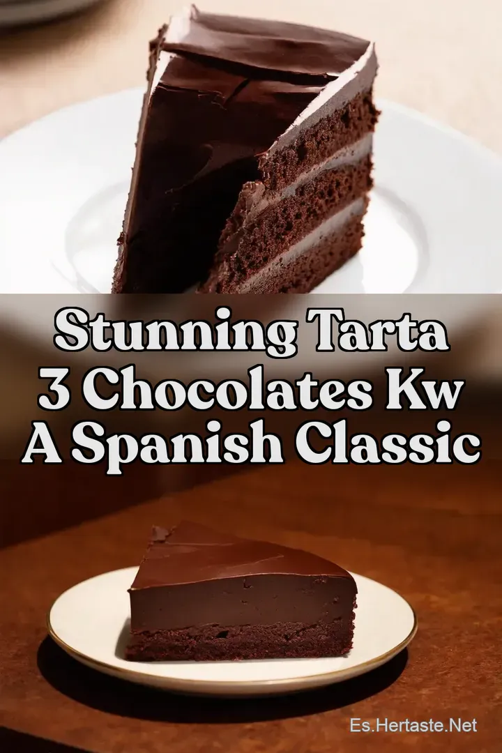 Stunning Tarta 3 Chocolates kw A Spanish Classic