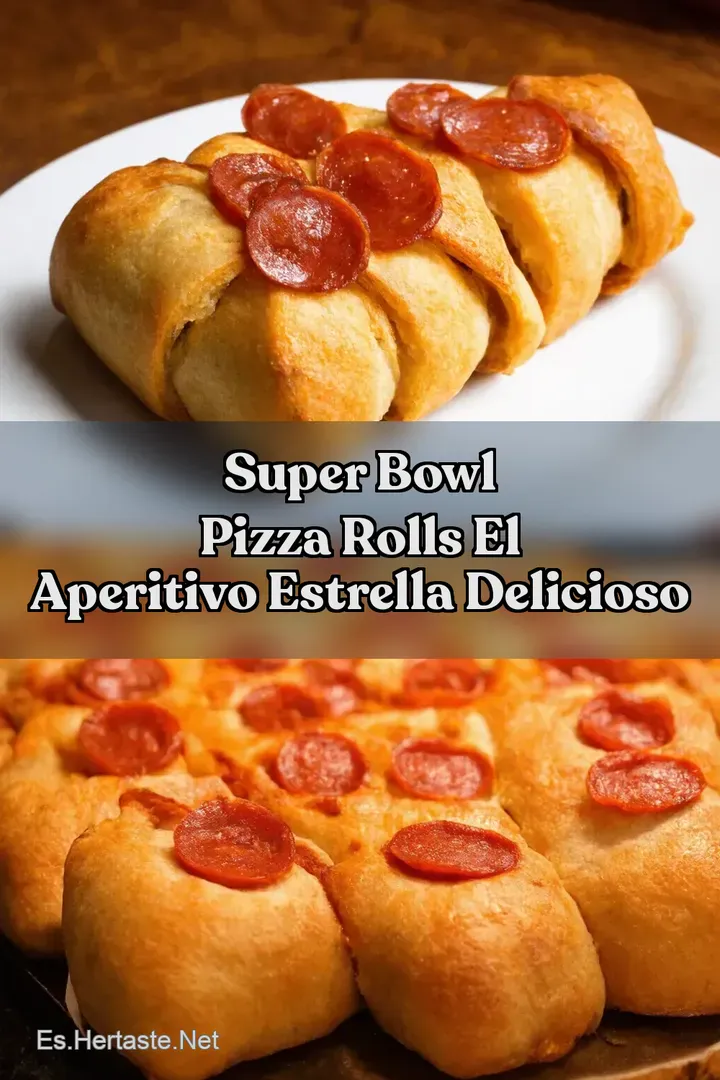 Super Bowl Pizza Rolls El Aperitivo Estrella Delicioso