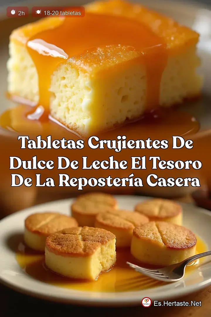 Tabletas Crujientes de Dulce de Leche El Tesoro de la Reposter&iacute;a Casera