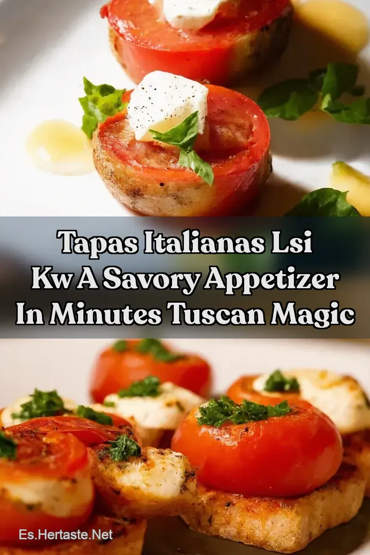 Tapas Italianas LSI kw A Savory Appetizer in Minutes Tuscan Magic