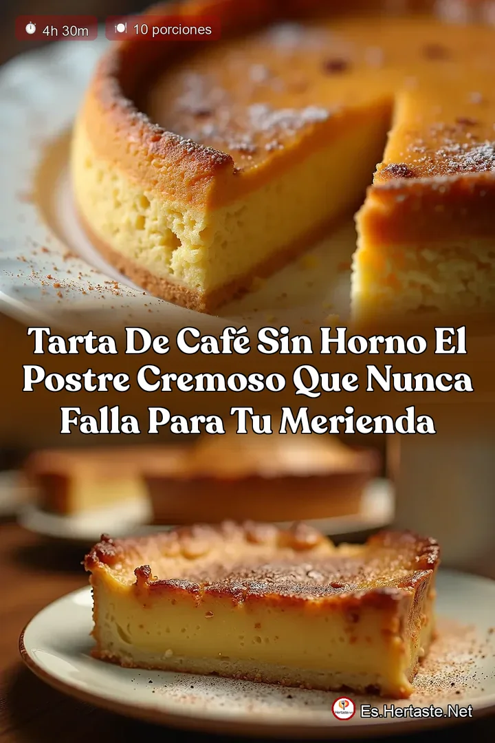 Tarta de Caf&eacute; Sin Horno El Postre Cremoso que Nunca Falla para tu Merienda