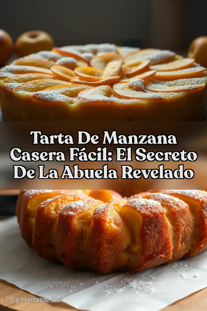 Tarta de Manzana Casera F&aacute;cil: El Secreto de la Abuela Revelado