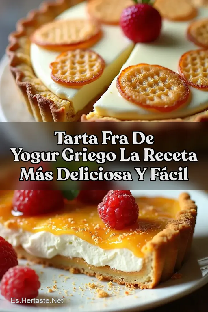 TARTA FRA DE YOGUR GRIEGO La Receta M&aacute;s Deliciosa y F&aacute;cil