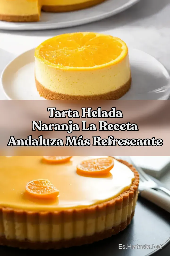 Tarta Helada Naranja La Receta Andaluza M&aacute;s Refrescante