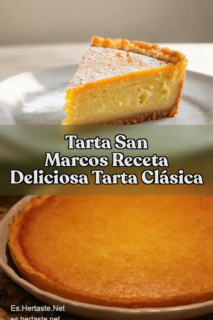 Tarta San Marcos Receta Deliciosa Tarta Cl&aacute;sica